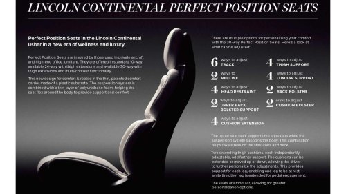 The 30-way perfect position seats: Overkill or necessity?
