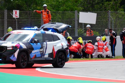 Las impactantes imágenes tras el accidente de Álex Márquez en Montmeló