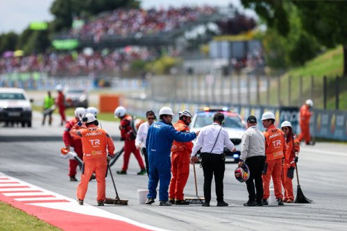 Las impactantes imágenes tras el accidente de Álex Márquez en Montmeló