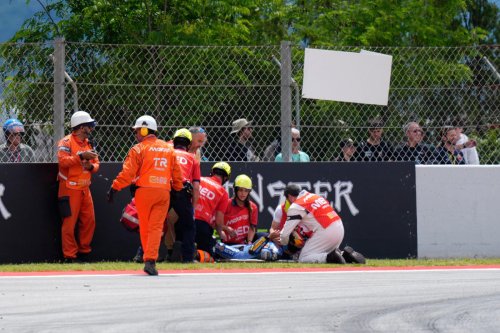 Las impactantes imágenes tras el accidente de Álex Márquez en Montmeló