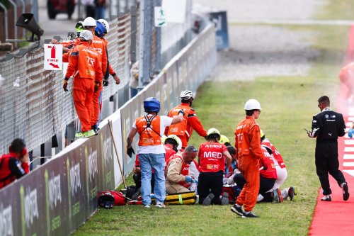 Las impactantes imágenes tras el accidente de Álex Márquez en Montmeló