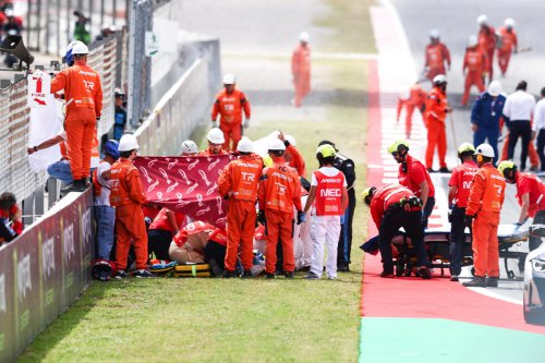 Las impactantes imágenes tras el accidente de Álex Márquez en Montmeló