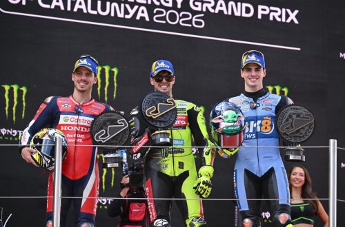 Caos total en Montmeló: Di Giannantonio conquista un GP de Catalunya marcado por caídas y tres salidas
