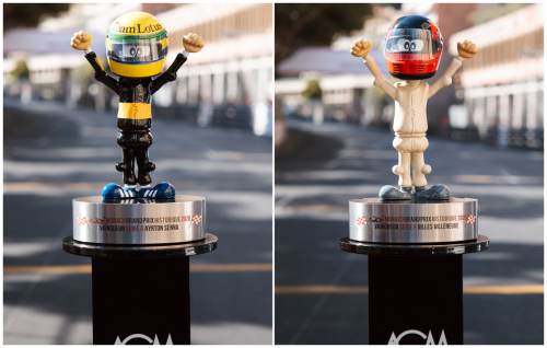 Los curiosos trofeos del Gran Premio Histórico de Mónaco: un divertido homenaje a grandes pilotos