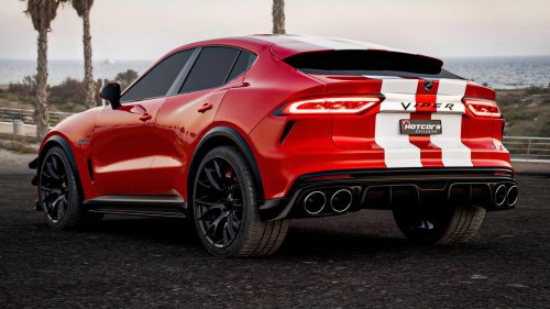 Dodge, Dodge Viper, SUV, Dodge Viper SUV render imagines a 710-HP family hauler
