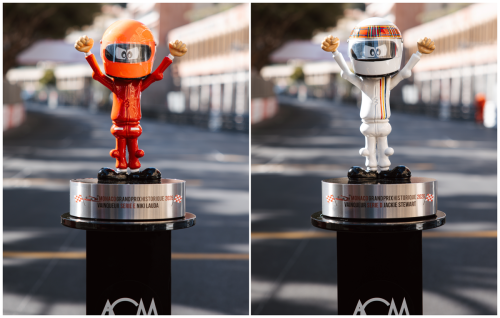 Los curiosos trofeos del Gran Premio Histórico de Mónaco: un divertido homenaje a grandes pilotos