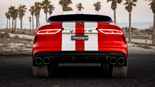 Dodge, Dodge Viper, SUV, Dodge Viper SUV render imagines a 710-HP family hauler