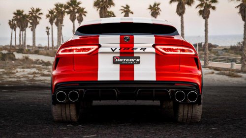 Dodge, SUV, Dodge Viper SUV render imagines a 710-HP family hauler