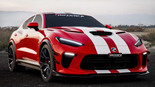 Dodge, SUV, Dodge Viper SUV render imagines a 710-HP family hauler