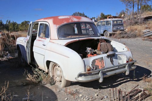 Las joyas del desguace de Ulibarri’s Auto Towing Service en Las Vegas, Nuevo México