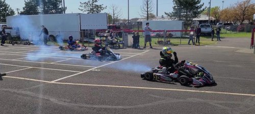 This Oregon go-kart track is a premier racing circuit for competitive karts and motorcycles