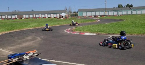 This Oregon go-kart track is a premier racing circuit for competitive karts and motorcycles