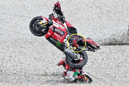 Zarco relata su accidente: “Fue aterrador”