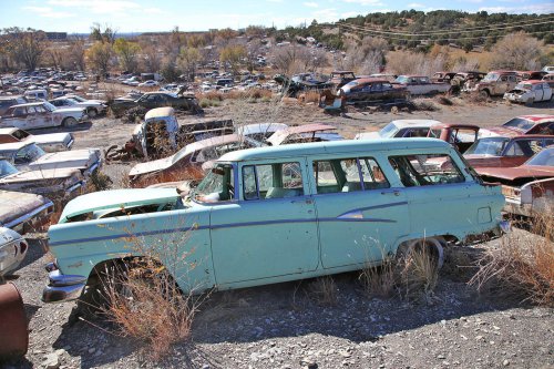 Junkyard discoveries of Ulibarri’s Auto Towing Service in Las Vegas, New Mexico