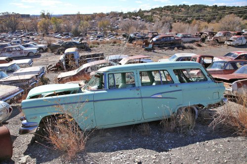 Junkyard discoveries of Ulibarri’s Auto Towing Service in Las Vegas, New Mexico