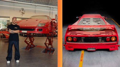 Lewis Hamilton scored a huge Ferrari F40 barn find
