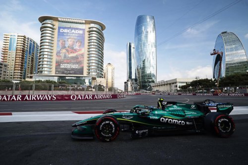 Aston Martin, Fernando Alonso, irónico tras su susto con Aston Martin F1 en el GP de Azerbaiyán: 