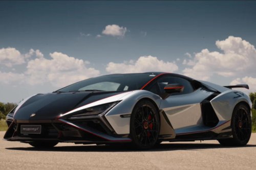 Lamborghini’s new pilota mode lets you dial in how much drift you want or how fast you hit the wall