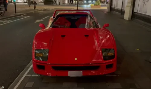 Ferrari F40, Ferrari, F1 world champion Lando Norris spotted casually driving his Ferrari F40 through the streets of London