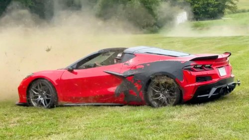 This C8 Corvette was punished like a work truck and it went horribly wrong
