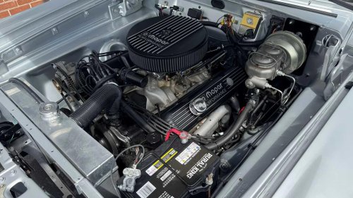 383 big-block, dual exhaust, classic Mopar muscle: This ’65 Plymouth Belvedere could sell for $30,000