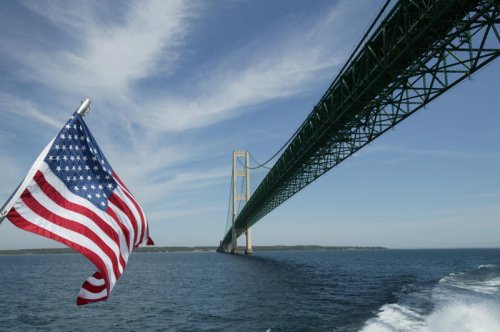 Mackinac Bridge walkers can ferry to St. Ignace, Mackinaw City. How to book service