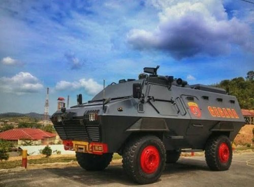 Mengenal sosok Barracuda, Kendaraan Lapis Baja Andalan Korps Brimob Indonesia