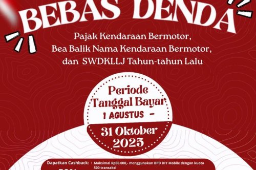 Matur Suwun Sri Sultan HB X, Denda Telat Pajak Sampai Bea Balik Nama Kendaraan di Yogyakarta Dihapus