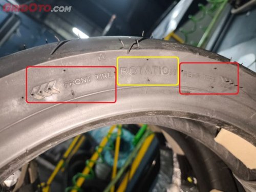 Awas Bahaya! Ini Efeknya Kalau Pasang Alur Ban Depan Motor Terbalik