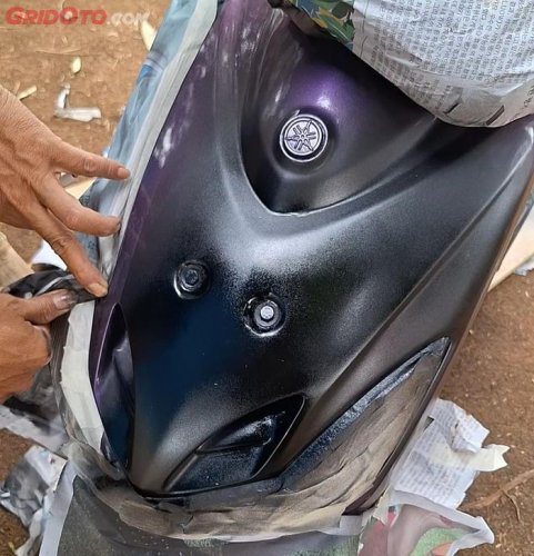 Ini Cara Ampuh Ngerepaint Body Motor Tanpa Perlu Bongkar Body