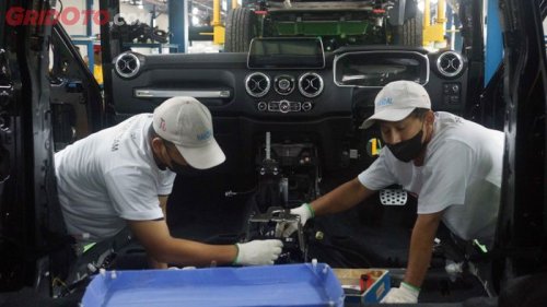 BAIC, Intip Tampilan BAIC BJ40 Plus saat Sedang Dirakit di Indonesia
