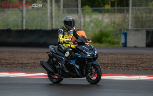 Cobain Semua Aerox Alpha di Lombok, Mulai dari Sirkuit Hingga Jalan Raya