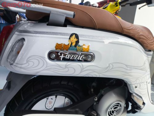 Yamaha, Cerita Unik Dibalik Yamaha Fazzio Modif Milik Zee Asadel Eks JKT48