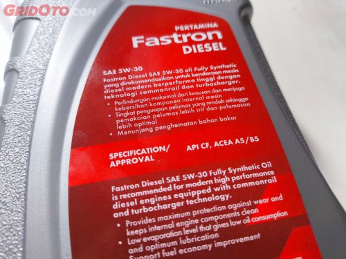 Ini Alasan Oli Pertamina Fastron Diesel 5W-30 Masih Pakai API CF