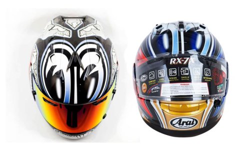 Bukan Jimat, Ini Arti Gambar Mata di Helm Arai Shinya Nakano