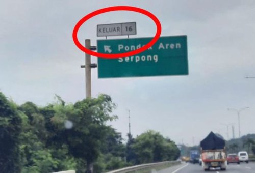 Tak Banyak yang Tahu, Ini Arti Angka yang Terpasang di Atas Papan Penunjuk Jalan Tol