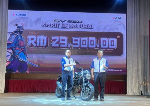 Suzuki , Suzuki Munculkan Sportbike Baru Bermesin V-Twin, Desain Mirip Motor 2000-an