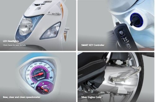 Suzuki , Honda, Motor Matic Retro Baru Suzuki Sudah Pakai Smartkey, Bisa Nih Lawan Honda Scoopy