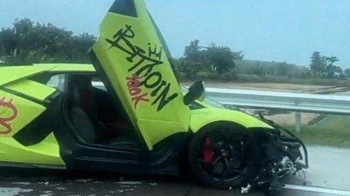 Lamborghini, Suzuki , Tragedi Lamborghini Revuelto Vs Suzuki S-Presso Selesai, Crazy Rich Surabaya Belikan Mobil Baru