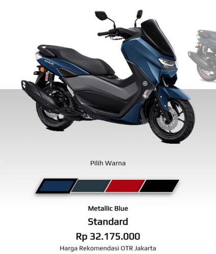 NMAX Gen 2 Masih Eksis di Website Yamaha, Tanda Masih Ada Stok?