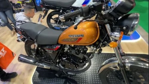 Suzuki , Penerus Suzuki Thunder 125 Bertampang Retro Ini Sudah Pakai ABS, Intip Harganya