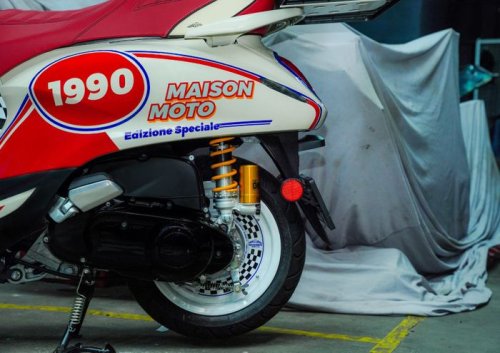 Mata Otomatis Melirik, Cakepnya Filano Hybrid Pakai Jubah Ala Vintage Rally