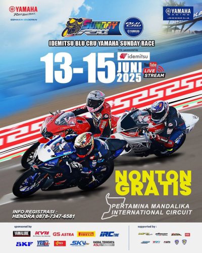 Yamaha, Yamaha Sunday Race Digelar Akhir Pekan Ini, Buka Kelas Juara Dunia