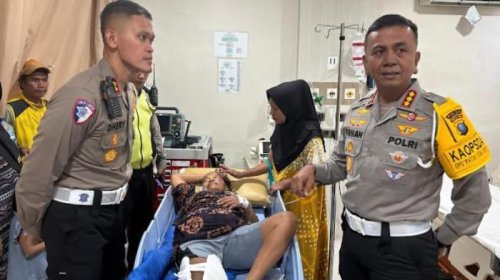 Dua PJR Ugal-ugalan Naik Moge Tabrak Nenek Rodiah Dihukum, Jaga Korban 24 Jam