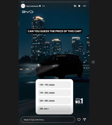 BYD, BYD Tantang Tebak Harga Atto 1 yang Mau Meluncur, Paling Tinggi Cuma Segini