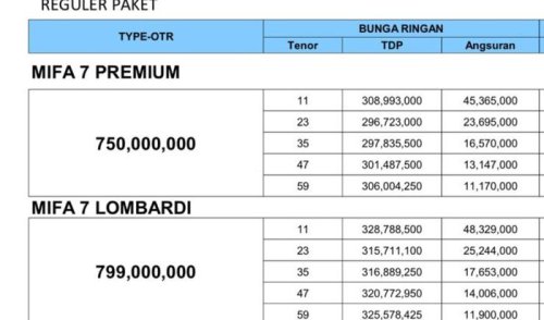 Harga Terjangkau, Intip Skema Cicilan Maxus MIFA  di GIIAS 2025
