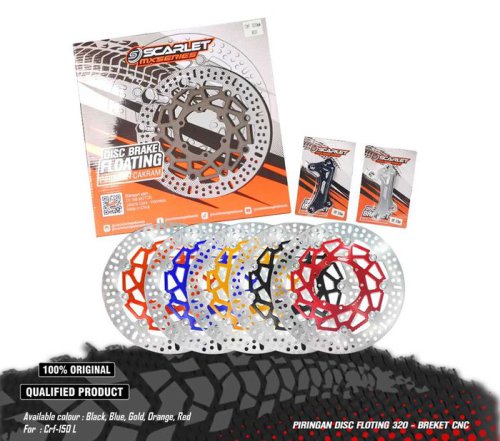 Scarlet Racing Bikin Cakram Floating Baru Buat Trail 150 Cc, Ini Speknya