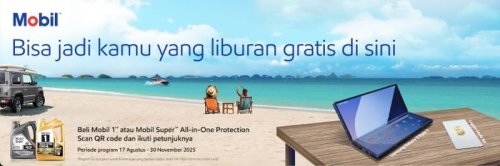 Mobil™ Lubricants Bagi-bagi Hadiah Total Miliaran Rupiah, Syarat Ikut Cuma Scan QR di Sini