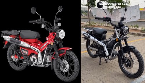 Honda | Mirip Honda CT125 Harga Rp 20 Jutaan, Intip Spek Motor Baru Wmoto Porter 125
