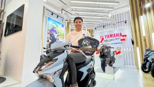 Yamaha, Kesetiaan Aditya Diganjar Yamaha Gear Ultima Gratis, 16 Tahun Sabar Tunggangi Mio Sporty